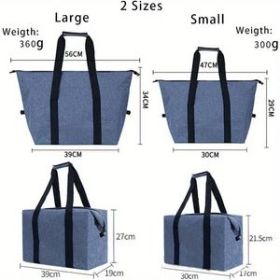 Heavy-Duty Cooling Tote Bag – 5.28 Gallon Capacity for Beach, Camping & Grocery Hauling2