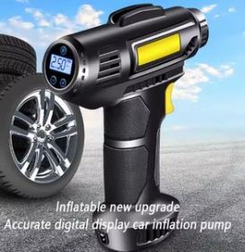 Car tire inflator pump wireless intelligent digital display portable handheld car inflator pump bicycle pump3