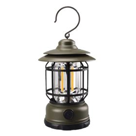 Outdoor Retro Camping Light Emergency Hand Lamp (Type: Camping Light, Color1: Green)