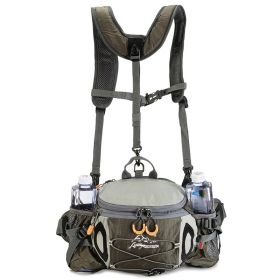 Sports Fanny Pack Canteen Outdoor Multi-functional Hiking Backpack Tourism Large-capacity Climbing Equipment (Capacity: 10L, Color1: ArmyGreen)