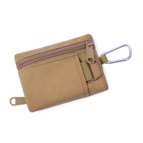 Outdoor Mini EDC Molle Pouch Waist Belt Bag For Camping Hiking Traveling (Color1: Khaki)