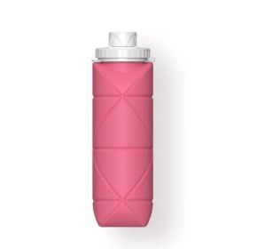 Mini Opvouwbare Siliconen Cup Draagbare Siliconen Telescopische Drinken Inklapbare Koffie Cup Multifunctionele Opvouwbare Silica (Color1: Red)
