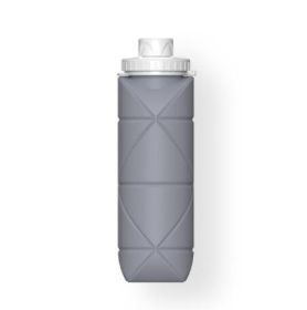Mini Opvouwbare Siliconen Cup Draagbare Siliconen Telescopische Drinken Inklapbare Koffie Cup Multifunctionele Opvouwbare Silica (Color1: Gray)