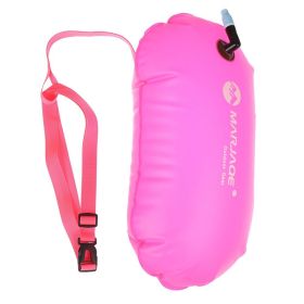 Inflatable Swim Buoy; Swim Float Bag/Airbag/tow Float/buoyancy For Open Water Swimming (Color1: Red)