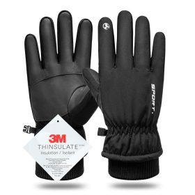 Winter Gloves 3M Cotton Heating Hand Warmer Electric Thermal Gloves Waterproof Snowboard Cycling Motorcycle Bicycle Ski Outdoor (Color1: Not heated 3M Cotton)