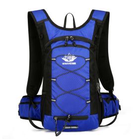 Hydration Pack Backpack For Running Hiking Cycling Climbing Camping Biking Cycling Bag Separate 2L Water Bladder (Color1: Blue)
