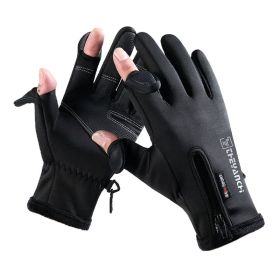 Winter Gloves Waterproof Thermal Touch Screen Thermal Windproof Warm Gloves Cold Weather Running Sports Hiking Ski Gloves (Color1: 12, size: L)