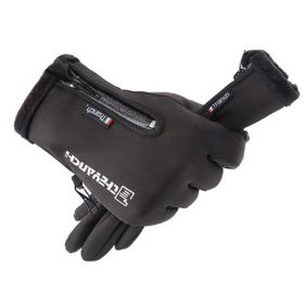 Winter Gloves Waterproof Thermal Touch Screen Thermal Windproof Warm Gloves Cold Weather Running Sports Hiking Ski Gloves (Color1: 2, size: M)