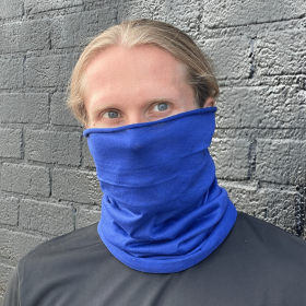 Hemless Neck Gaiter Face Mask for Fishing & Outdoor Activities (Color1: Blue)