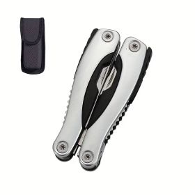 Professional Stainless Steel Pliers Tool Set: Multi-function Knife, Nylon Sheath, Etc. - The Perfect Gift For Camping, Survival, Hiking, Etc.! (Color1: Silvery camping outdoor special)