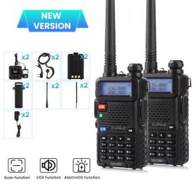 BAOFENG Radio Portable Walkie Talkie UV-5R, Handheld Ham Radio Long Range High Power (Color1: as picture)